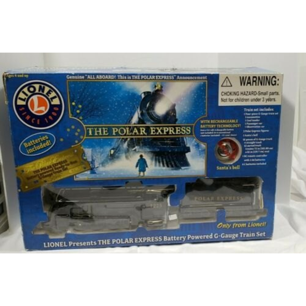 Lionel The Polar Express G Gauge Train Set with Remote # 7-11176 Great Condition